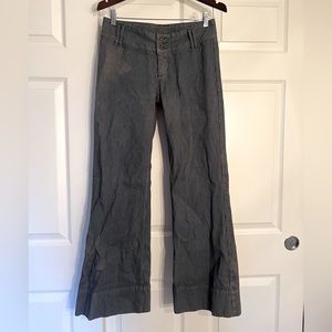 Grey and navy pin stripe pants